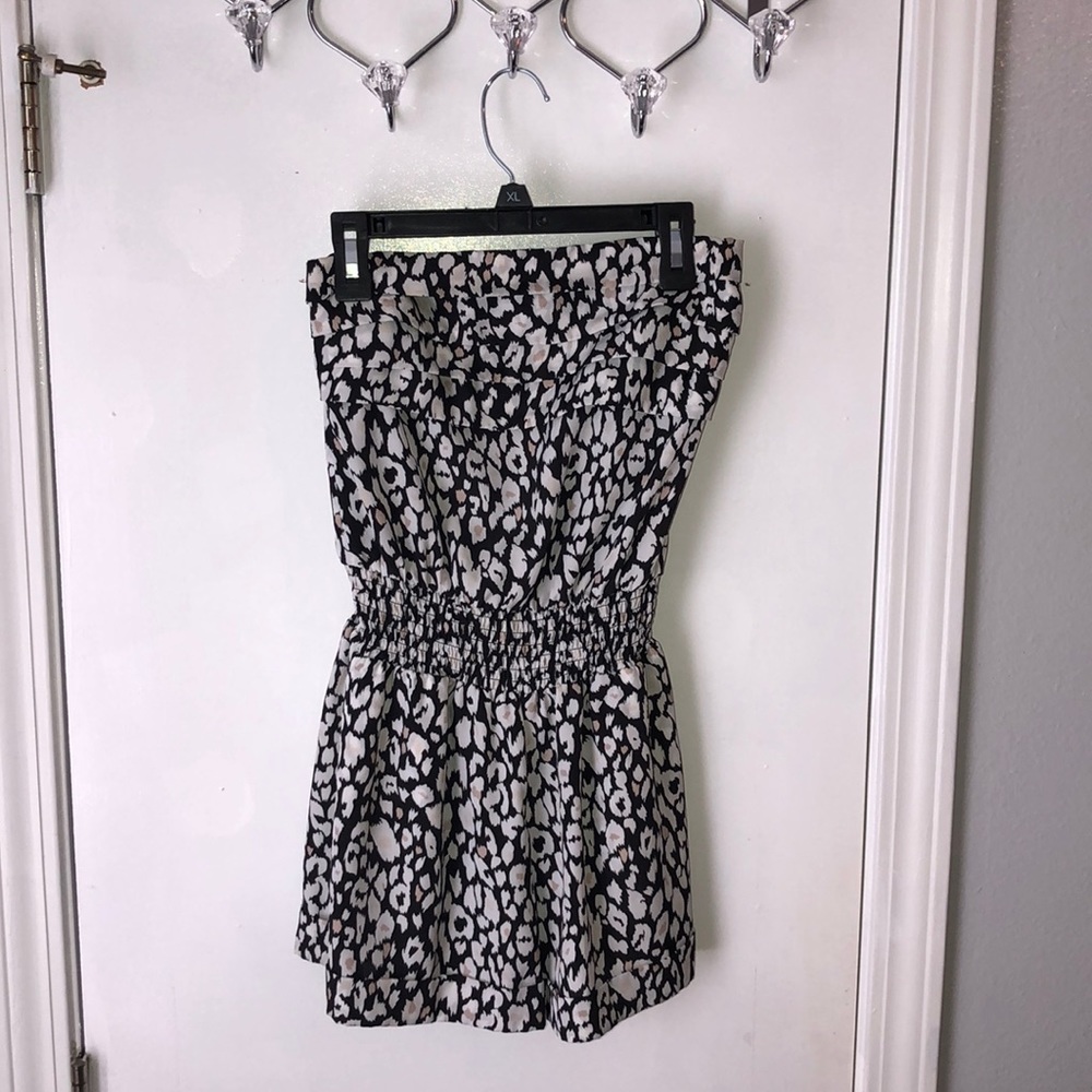 strapless romper